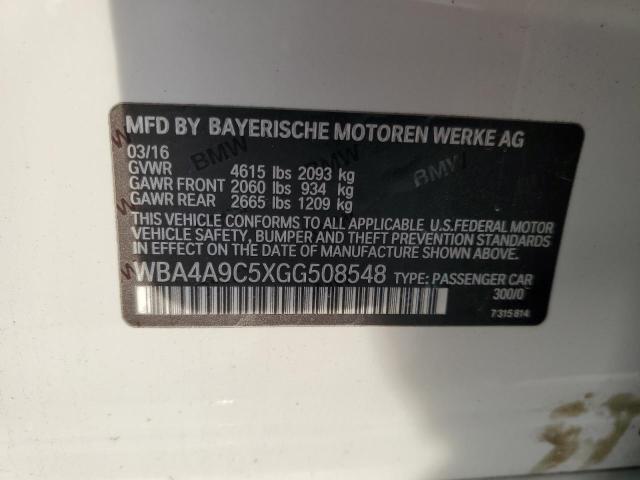 2016 BMW 428 I GRAN WBA4A9C5XGG508548