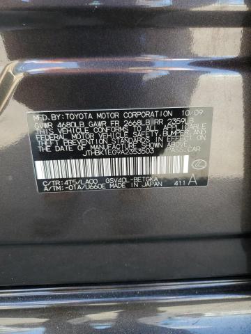 2010 LEXUS ES 350 - JTHBK1EG9A2353503