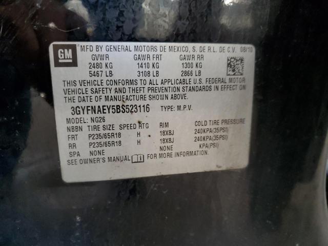 2011 CADILLAC SRX LUXURY - 3GYFNAEY5BS523116