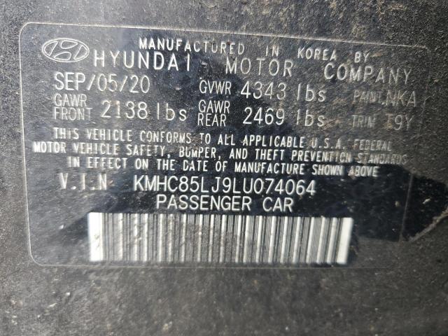 2020 HYUNDAI IONIQ LIMI KMHC85LJ9LU074064