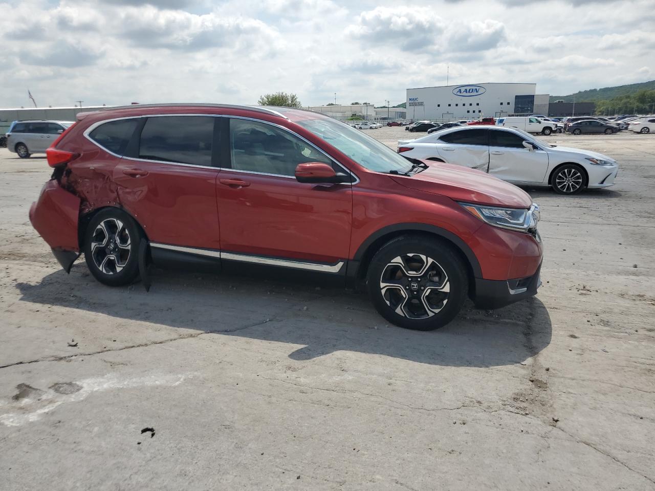 Lot #3302787924 2018 HONDA CR-V TOURI