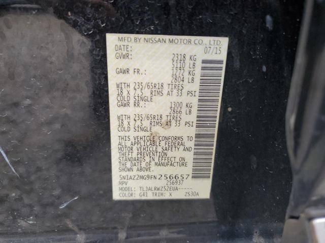 2015 NISSAN MURANO S - 5N1AZ2MG9FN256657