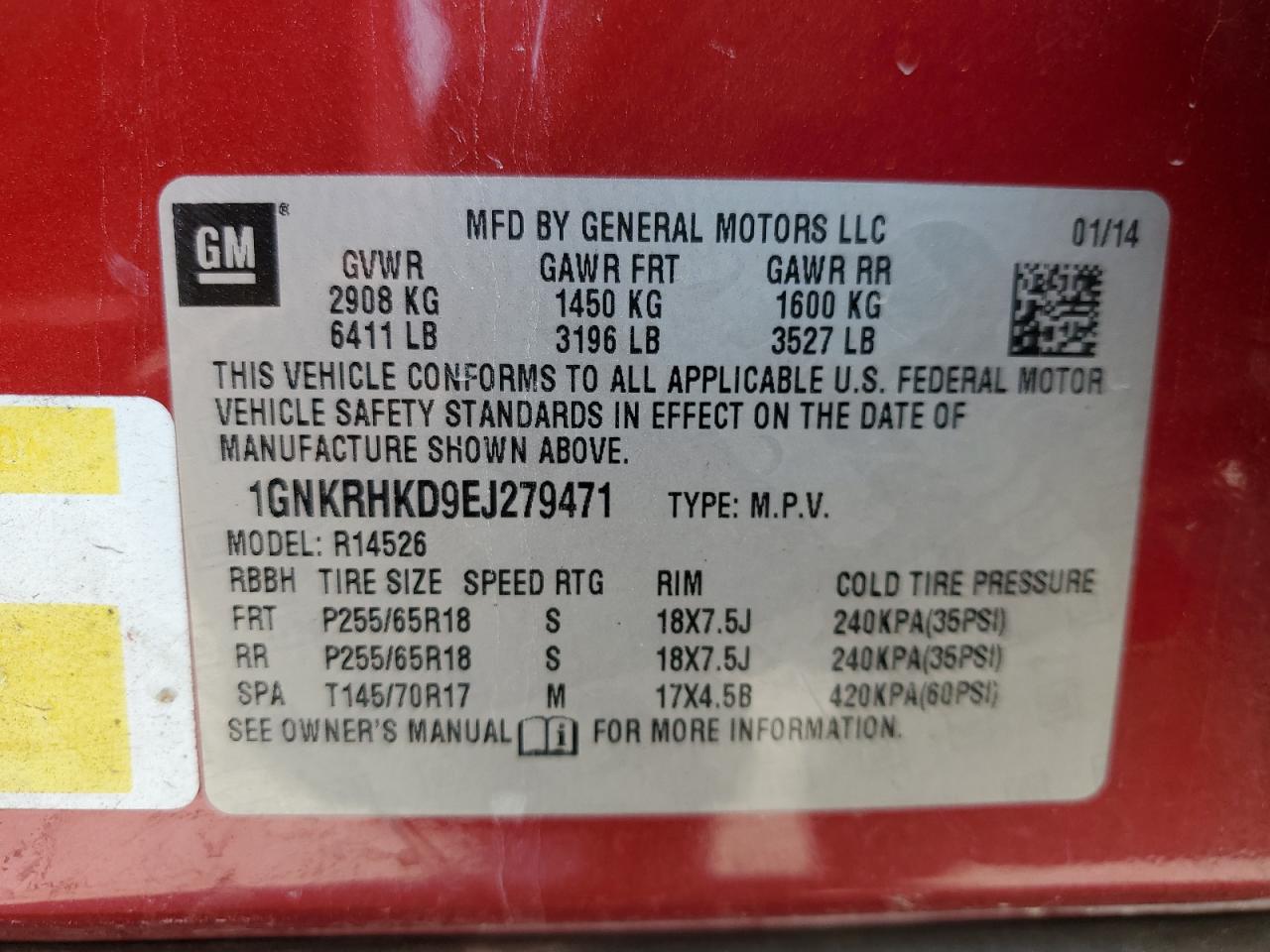 CHEVROLET TRAVERSE LT