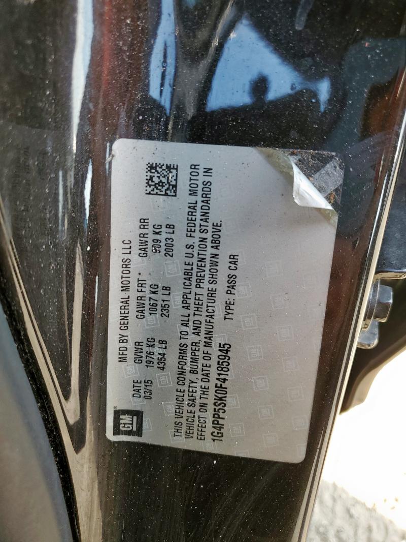 2015 BUICK VERANO - 1G4PP5SK0F4185945