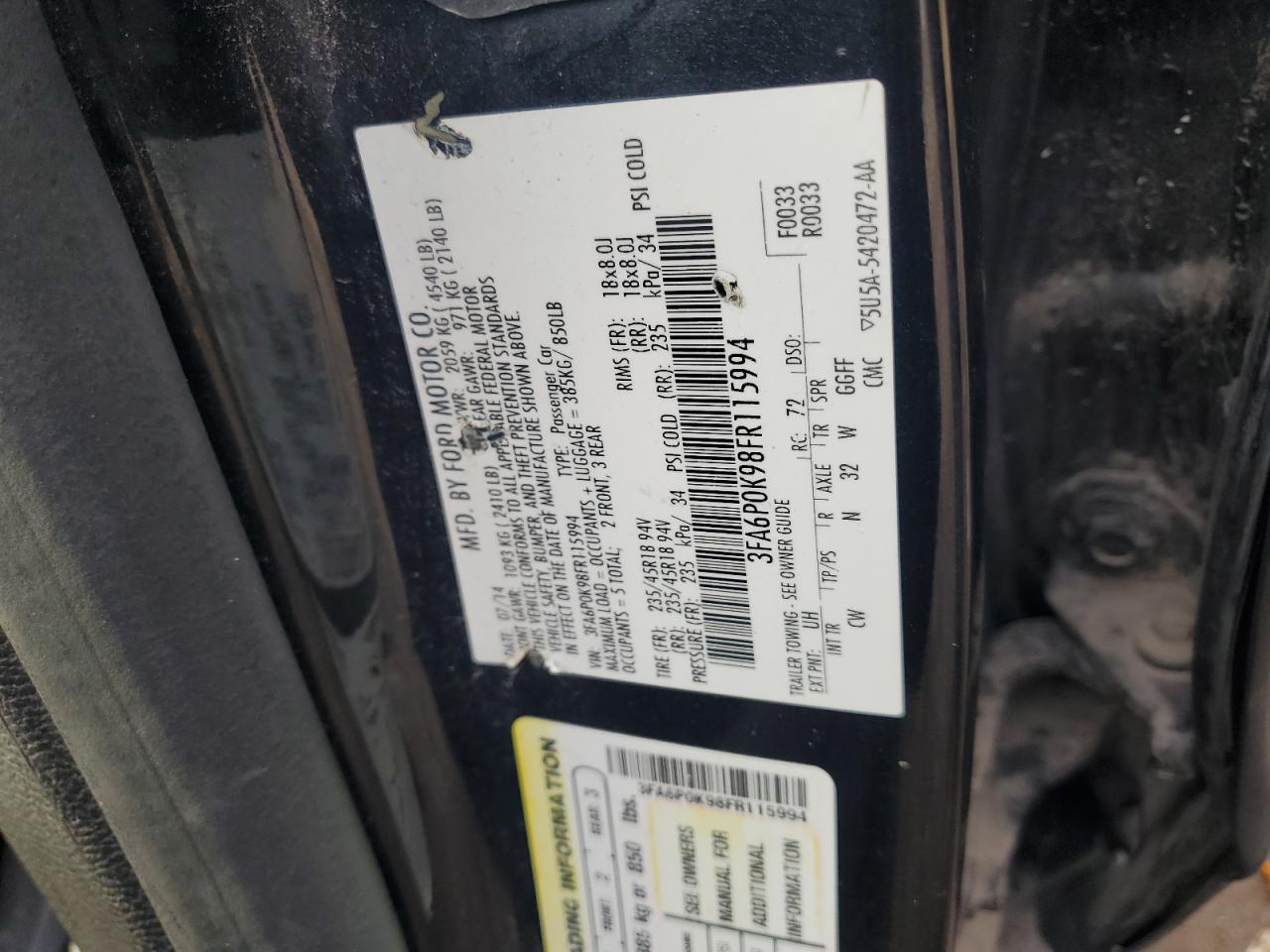 FORD FUSION TITANIUM