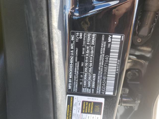 2017 MERCEDES-BENZ GLE 350 4M 4JGDA5HB1HA871640