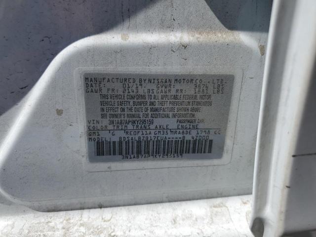 2019 NISSAN SENTRA S 3N1AB7AP9KY295159