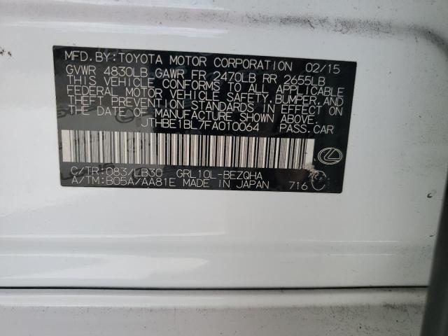 2015 LEXUS GS 350 JTHBE1BL7FA010064