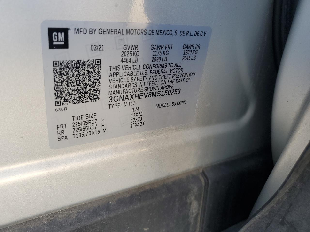 CHEVROLET EQUINOX LS