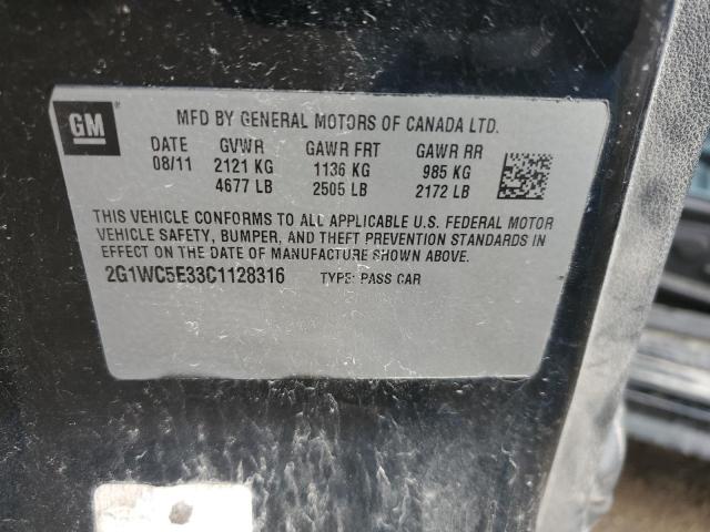 2012 CHEVROLET IMPALA LTZ #3268267019