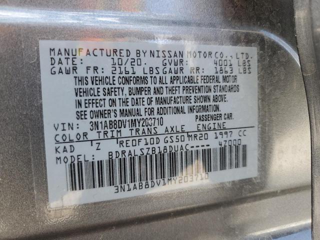 2021 NISSAN SENTRA SR 3N1AB8DV1MY203710