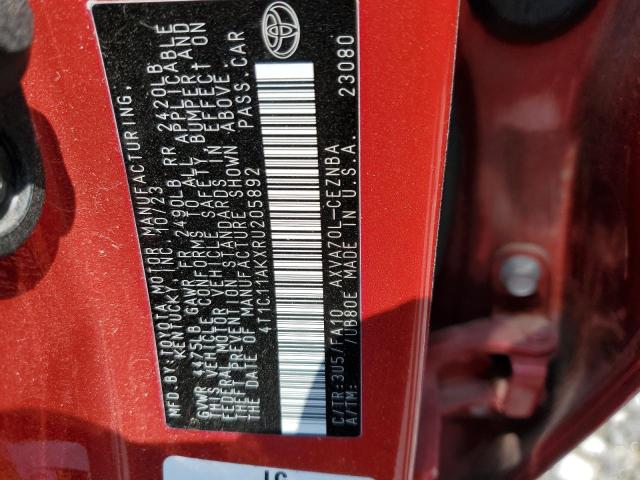 2024 TOYOTA CAMRY LE 4T1C11AKXRU205892