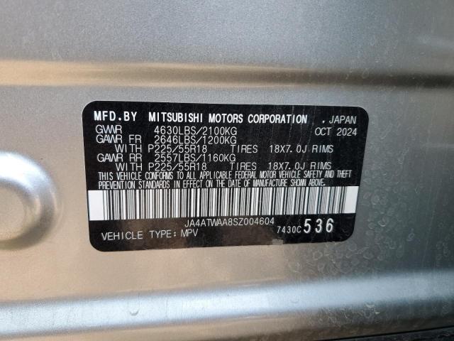 2025 MITSUBISHI ECLIPSE CROSS SE JA4ATWAA8SZ004604
