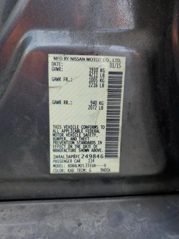 2015 NISSAN ALTIMA 2.5 1N4AL3AP8FC249846