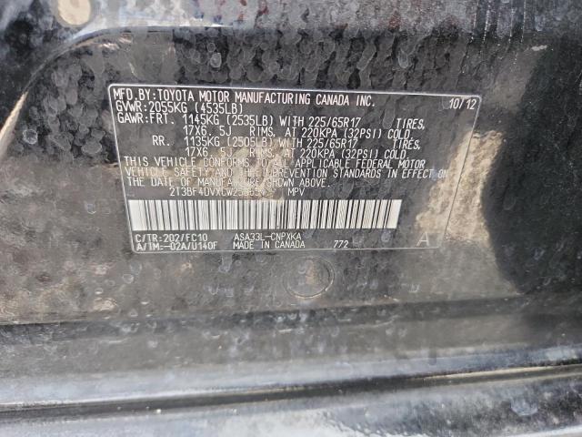 2012 TOYOTA RAV4 - 2T3BF4DVXCW253654