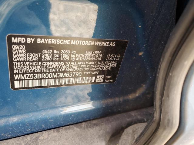 2021 MINI COOPER S COUNTRYMAN WMZ53BR00M3M63790