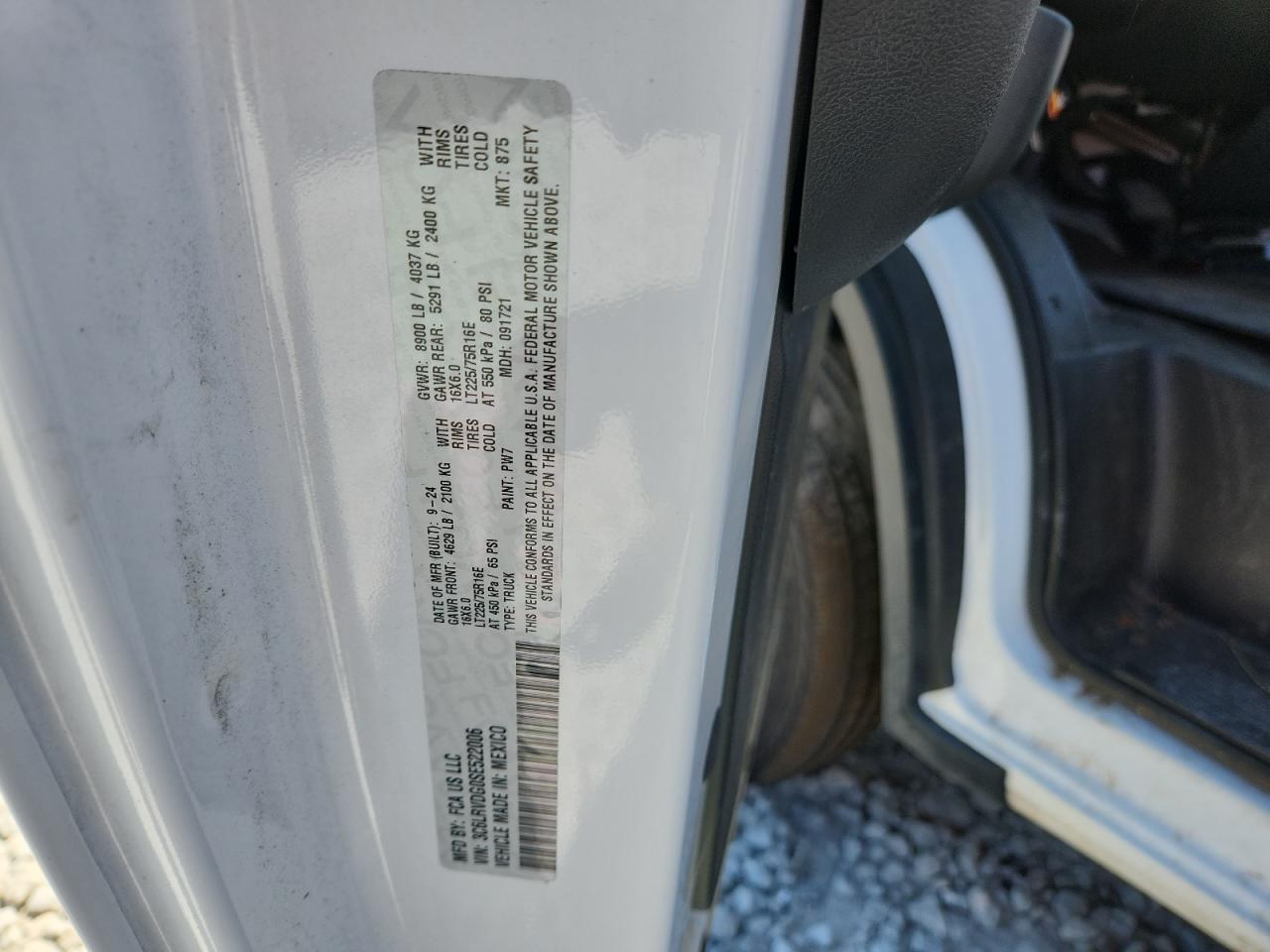 RAM PROMASTER 2500 HIGH