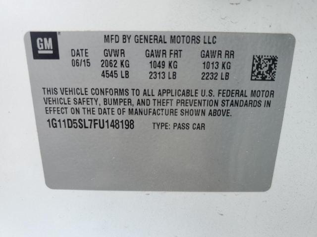 2015 CHEVROLET MALIBU 2LT 1G11D5SL7FU148198