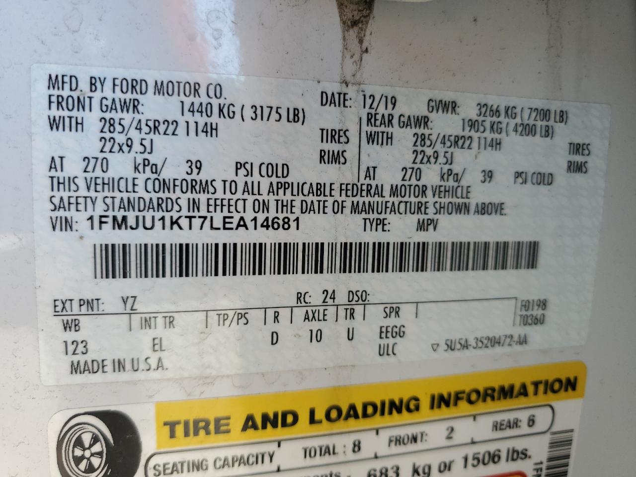 FORD EXPEDITION LIMITED