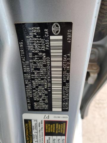 2017 TOYOTA CAMRY LE - 4T1BF1FK3HU304803