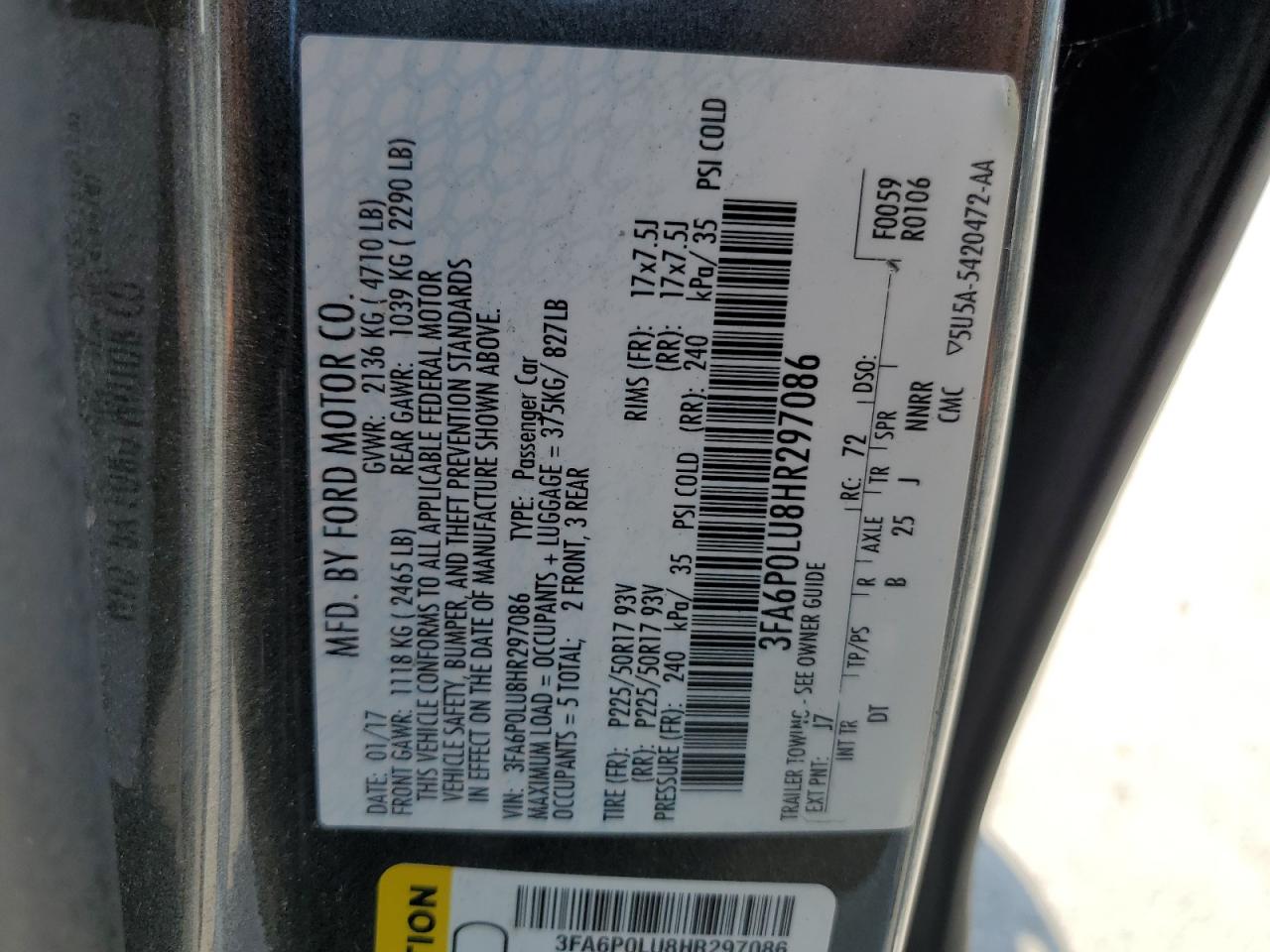 FORD FUSION HYBRID SE HYBRID