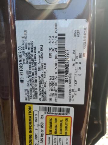 2013 FORD FUSION SE - 3FA6P0HR0DR382907