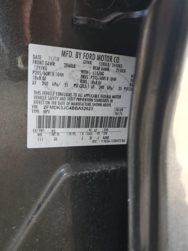 Lot #3310443332 2011 FORD EDGE SEL