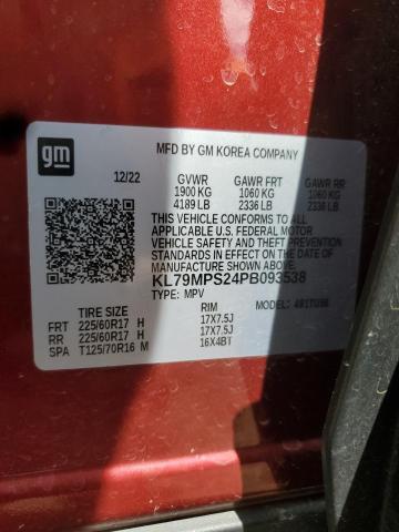 2023 CHEVROLET TRAILBLAZE - KL79MPS24PB093538