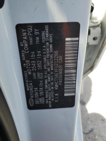 2015 HYUNDAI ACCENT GS KMHCT5AEXFU212266