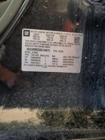 2016 CHEVROLET SILVERADO 3GCUKREC5GG189673