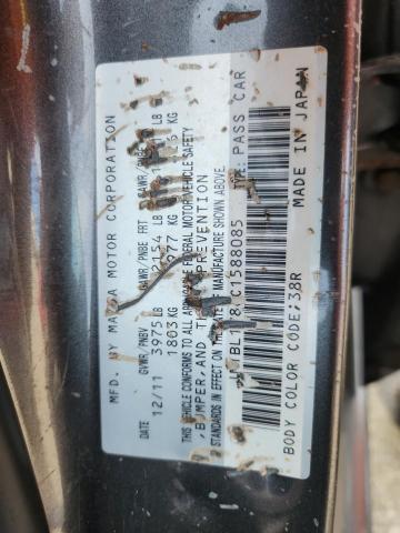 2012 MAZDA 3 I - JM1BL1V88C1588085