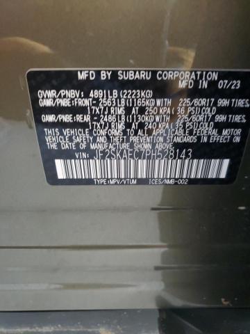 2023 SUBARU FORESTER PREMIUM JF2SKAEC7PH528143
