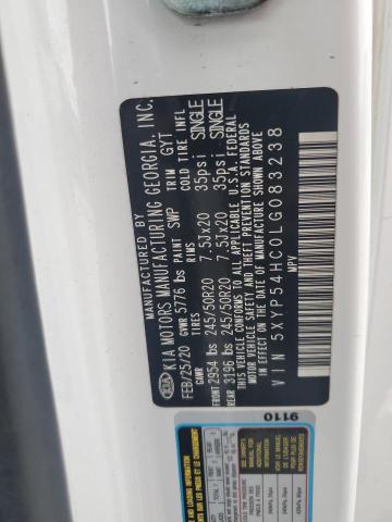 2020 KIA TELLURIDE 5XYP54HC0LG083238