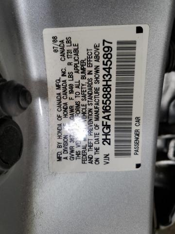 2008 HONDA CIVIC LX #3258898792