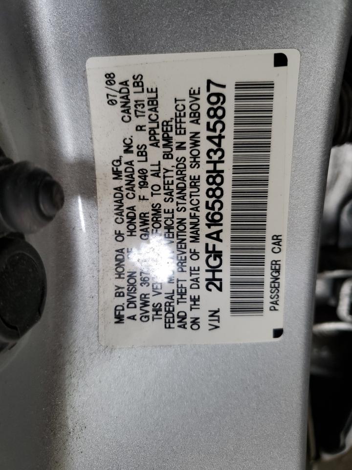 Lot #3258898792 2008 HONDA CIVIC LX