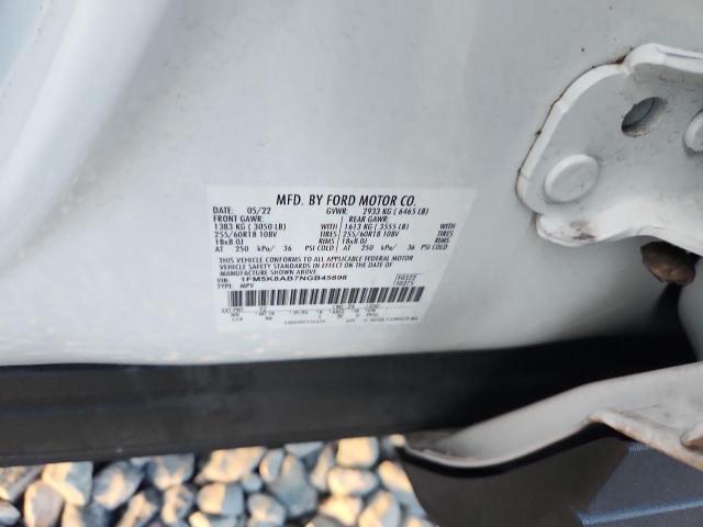 2022 FORD EXPLORER P 1FM5K8AB7NGB45898