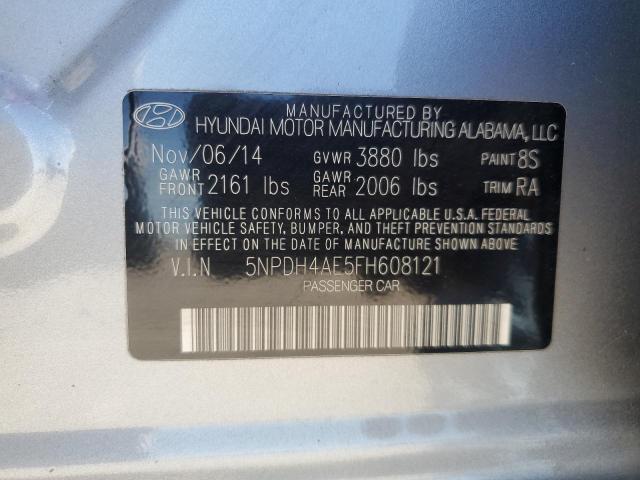 2015 HYUNDAI ELANTRA SE 5NPDH4AE5FH608121