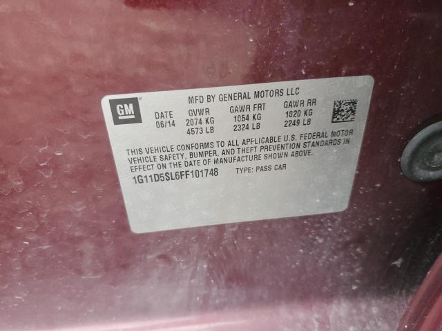 2015 CHEVROLET MALIBU 2LT #3304516534