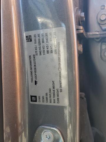 2019 CHEVROLET SILVERADO K1500 RST 1GCPYEEK3KZ272409