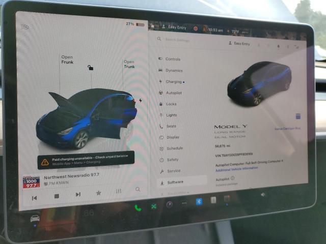2023 TESLA MODEL Y 7SAYGDEE6PF809169