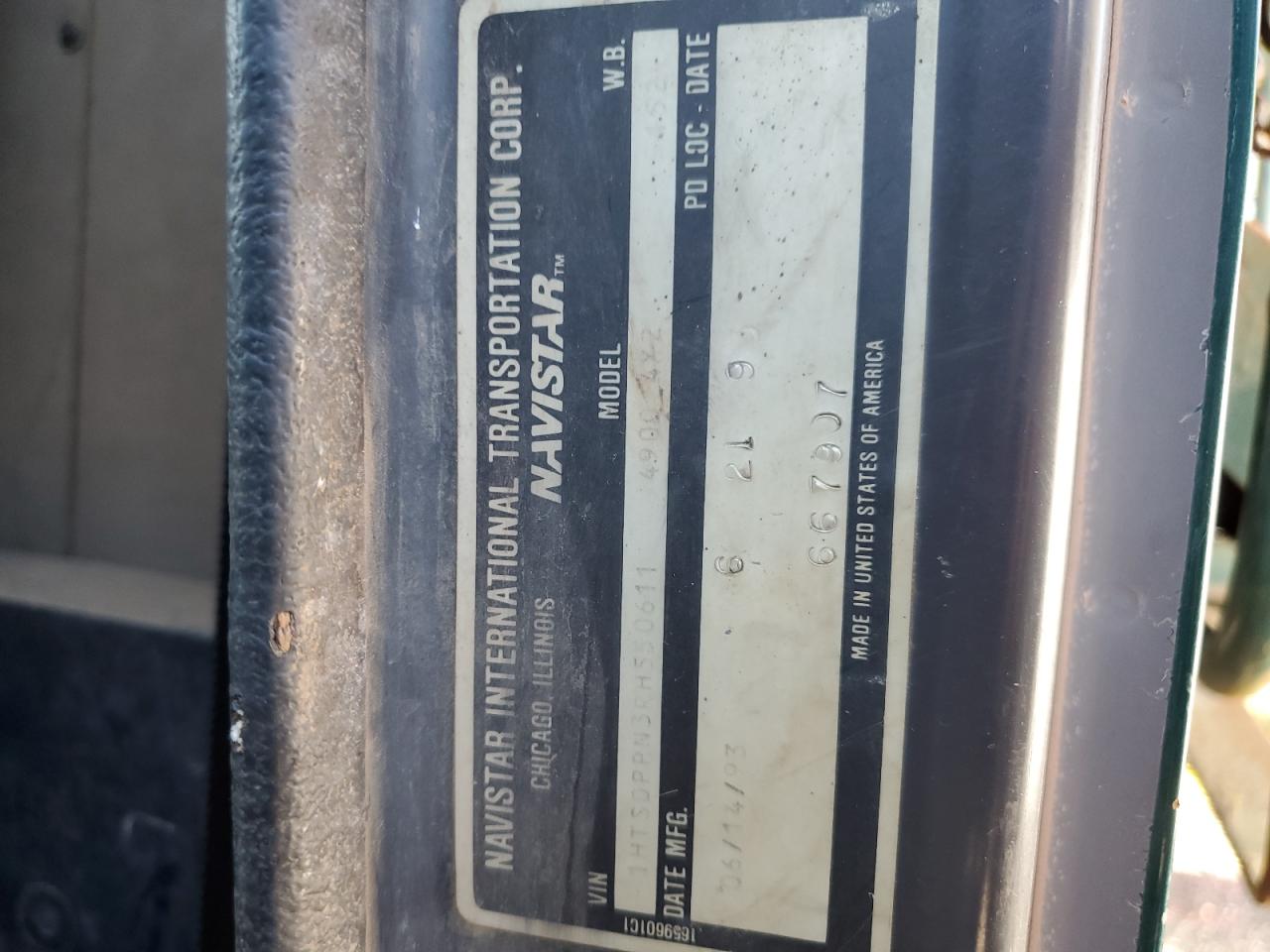 Lot #3246764832 1994 INTERNATIONAL 4900