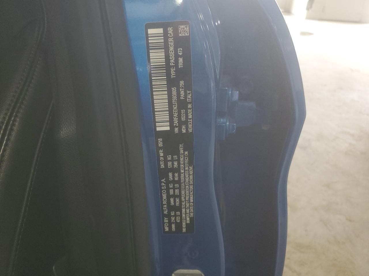 ALFA ROMEO GIULIA TI Q4