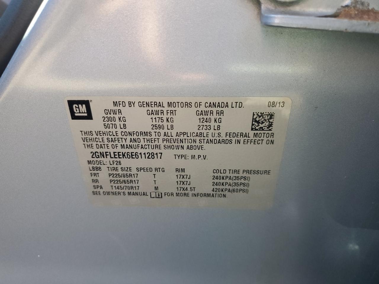 CHEVROLET EQUINOX LS