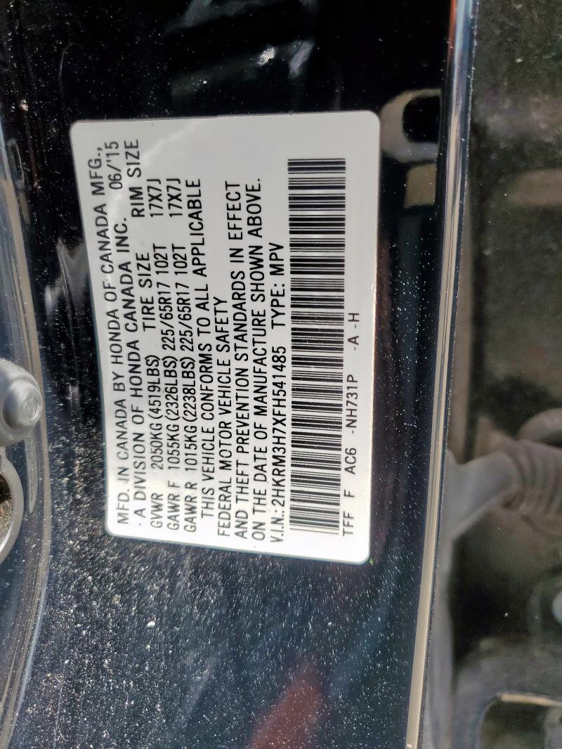 2015 HONDA CR-V EXL - 2HKRM3H7XFH541485