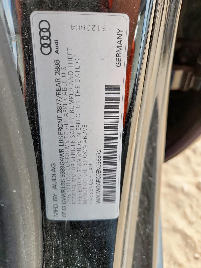 2014 AUDI S7 PREMIUM - WAUW2AFC0EN036872