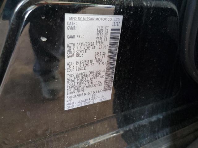 2018 NISSAN PATHFINDER 5N1DR2MN5JC625160