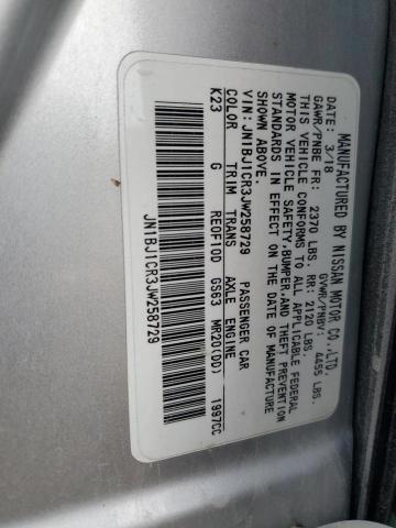 2018 NISSAN ROGUE SPOR JN1BJ1CR3JW258729