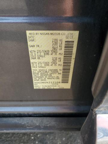 2015 NISSAN MURANO S 5N1AZ2MH1FN215108