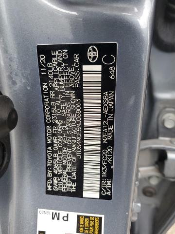 2021 TOYOTA COROLLA SE - JTDS4MCE5MJ068063