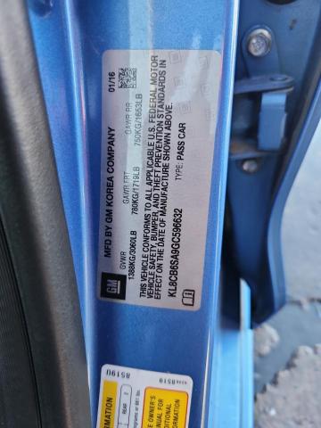 2016 CHEVROLET SPARK LS - KL8CB6SA9GC596632